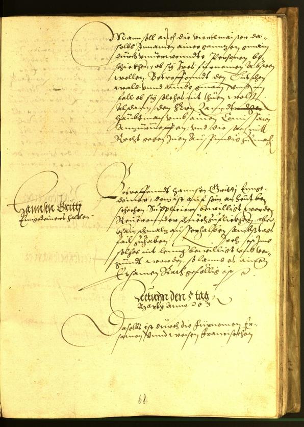 Civic Archives of Bozen-Bolzano - BOhisto Minutes of the council 1563 