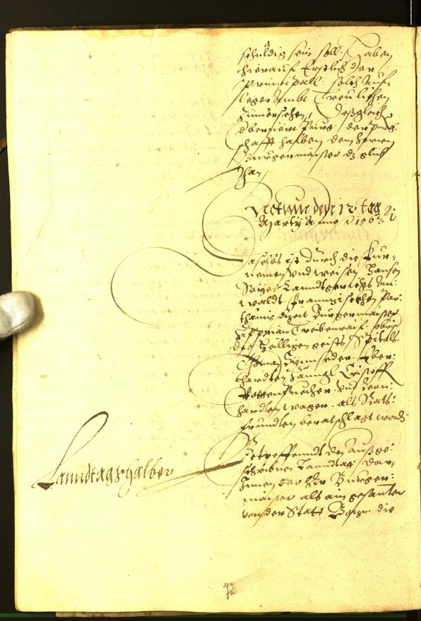 Civic Archives of Bozen-Bolzano - BOhisto Minutes of the council 1563 