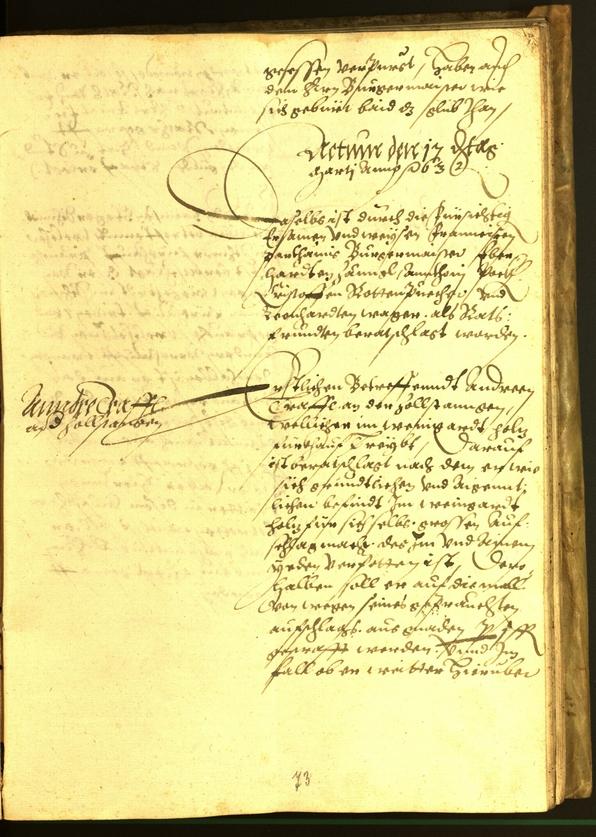 Civic Archives of Bozen-Bolzano - BOhisto Minutes of the council 1563 