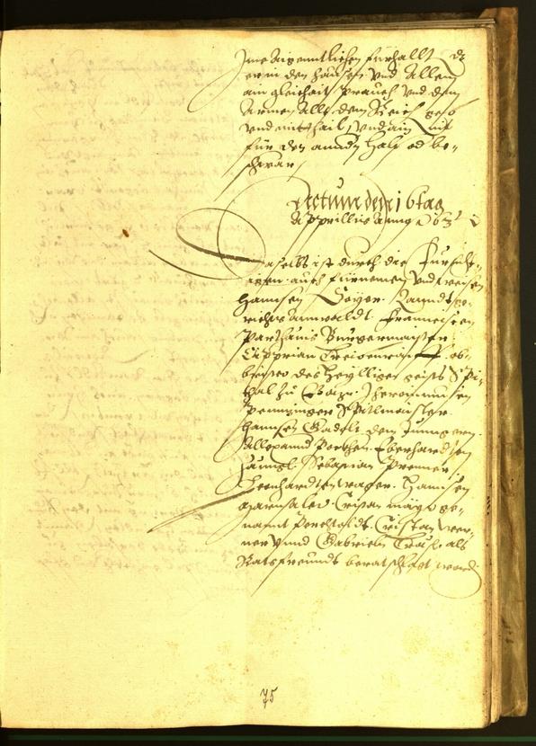 Stadtarchiv Bozen - BOhisto Ratsprotokoll 1563 