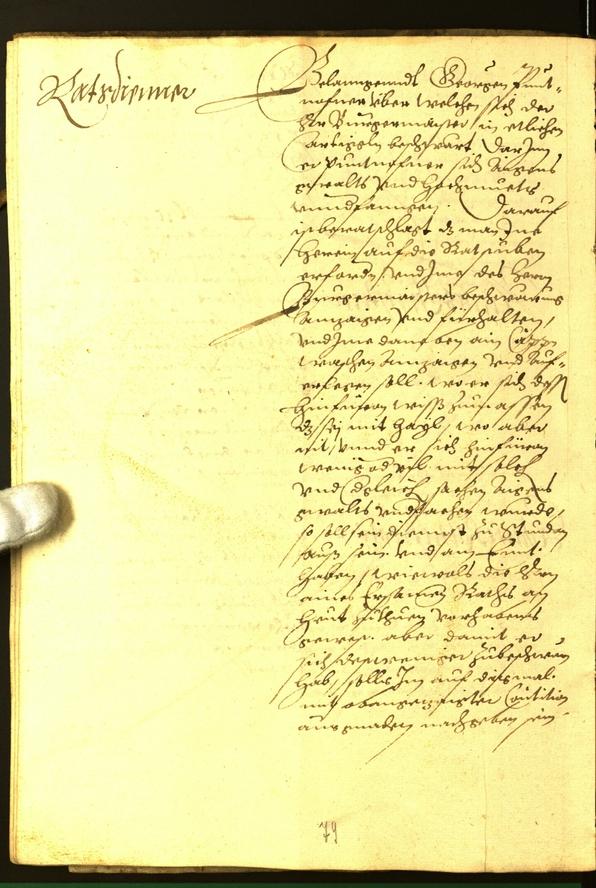 Archivio Storico della Città di Bolzano - BOhisto protocollo consiliare 1563 