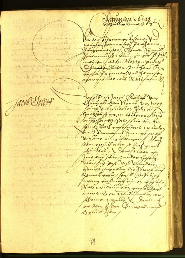 Archivio Storico della Città di Bolzano - BOhisto protocollo consiliare 1563 