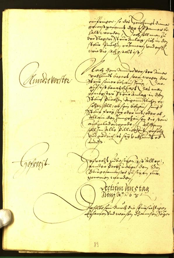 Civic Archives of Bozen-Bolzano - BOhisto Minutes of the council 1563 