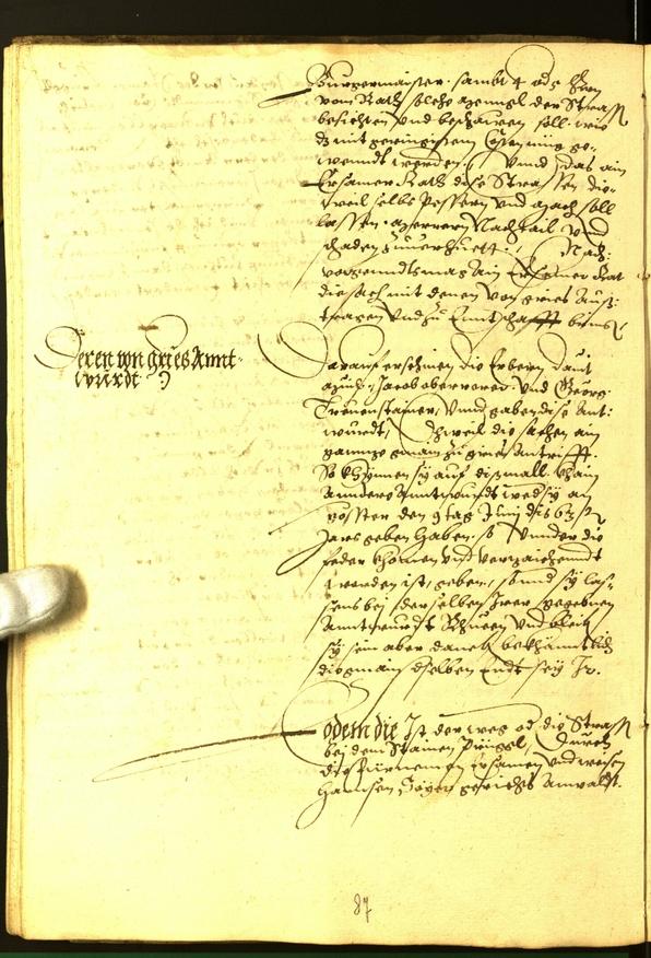 Civic Archives of Bozen-Bolzano - BOhisto Minutes of the council 1563 