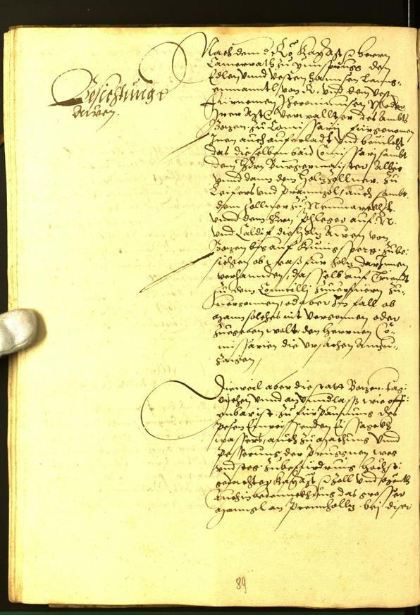 Civic Archives of Bozen-Bolzano - BOhisto Minutes of the council 1563 