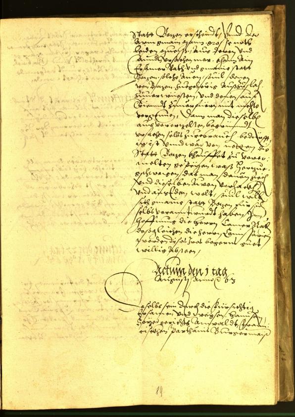 Civic Archives of Bozen-Bolzano - BOhisto Minutes of the council 1563 