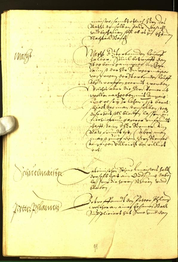 Stadtarchiv Bozen - BOhisto Ratsprotokoll 1563 