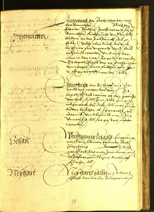 Stadtarchiv Bozen - BOhisto Ratsprotokoll 1563 