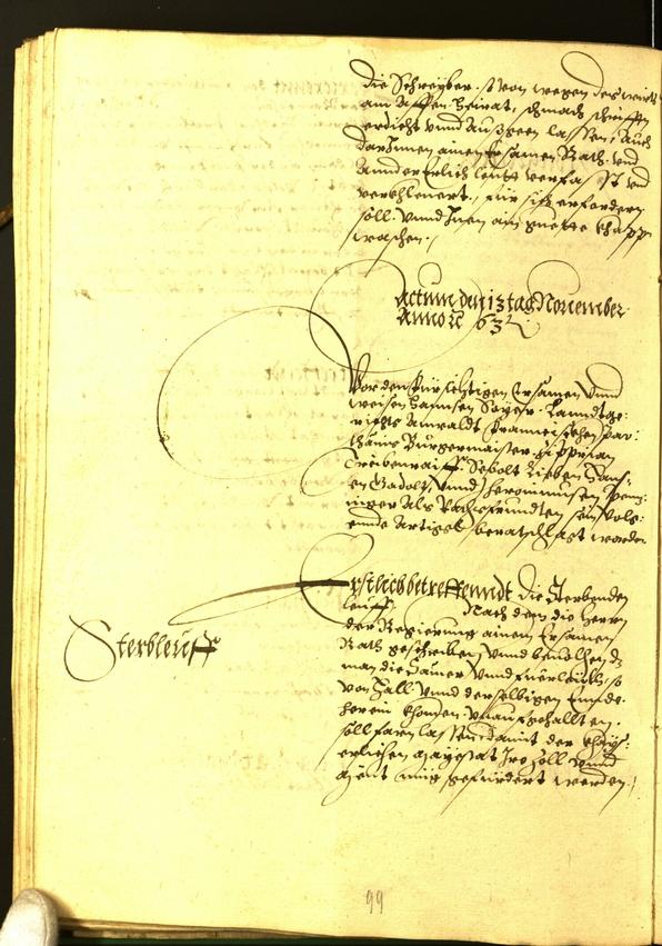 Stadtarchiv Bozen - BOhisto Ratsprotokoll 1563 