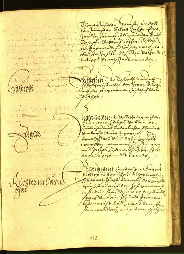 Civic Archives of Bozen-Bolzano - BOhisto Minutes of the council 1563 