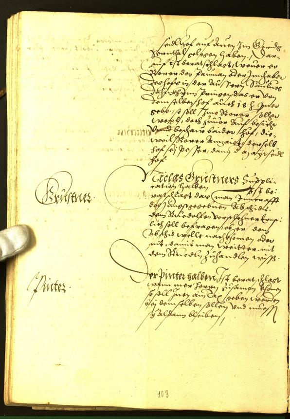 Stadtarchiv Bozen - BOhisto Ratsprotokoll 1563 