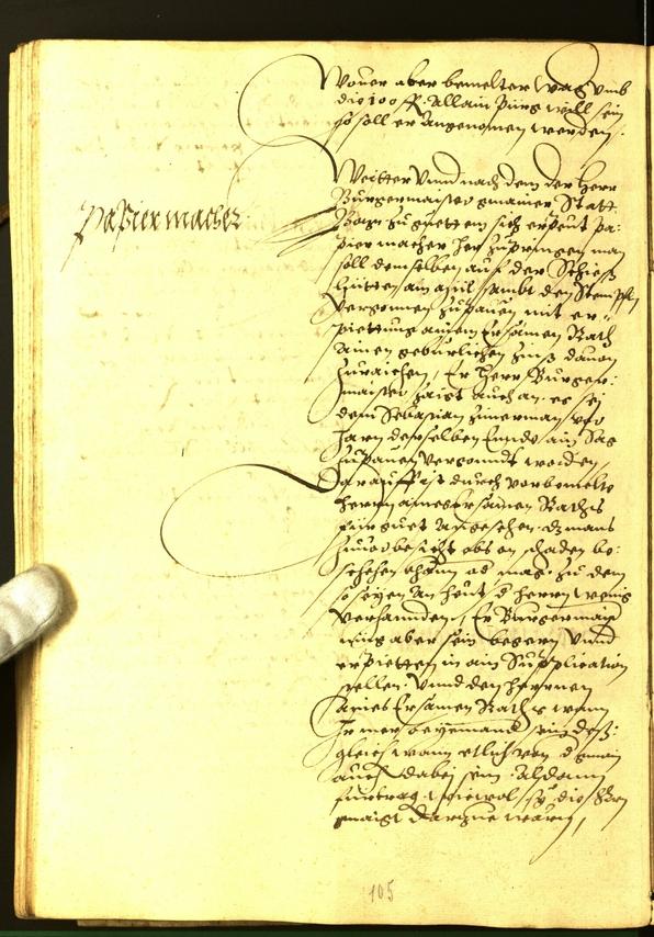 Stadtarchiv Bozen - BOhisto Ratsprotokoll 1563 