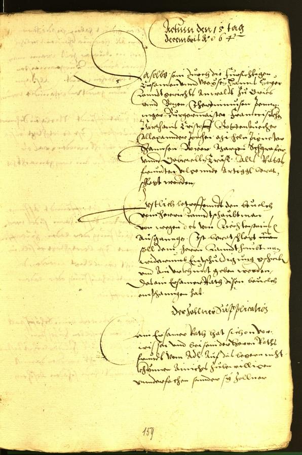 Archivio Storico della Città di Bolzano - BOhisto protocollo consiliare 1564 