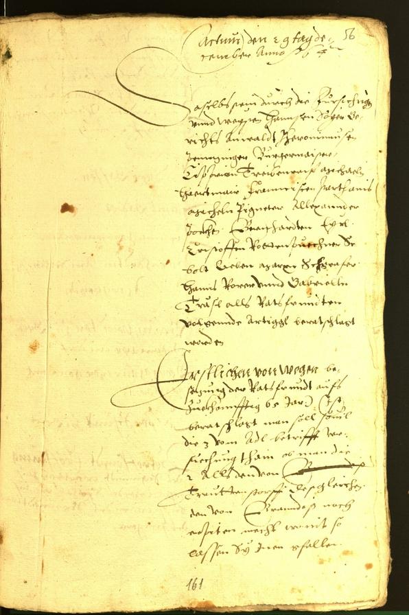 Stadtarchiv Bozen - BOhisto Ratsprotokoll 1564 