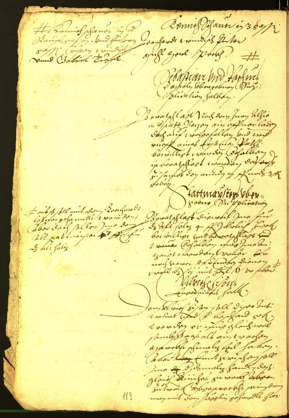 Stadtarchiv Bozen - BOhisto Ratsprotokoll 1564 