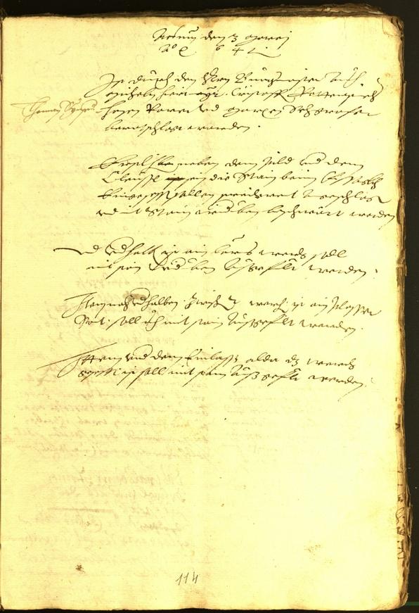 Civic Archives of Bozen-Bolzano - BOhisto Minutes of the council 1564 