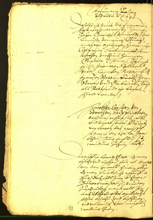 Civic Archives of Bozen-Bolzano - BOhisto Minutes of the council 1564 