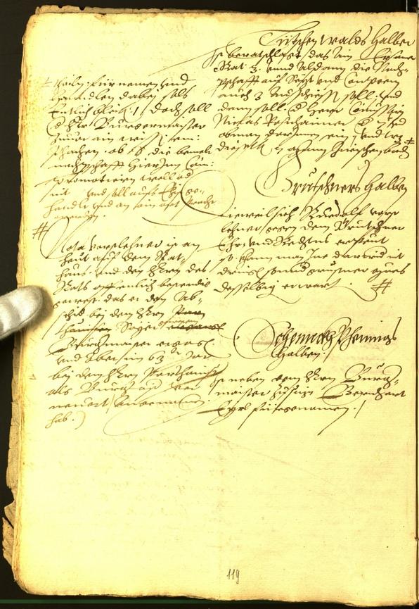 Civic Archives of Bozen-Bolzano - BOhisto Minutes of the council 1564 