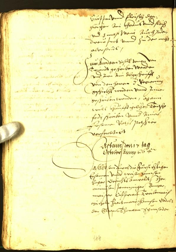 Civic Archives of Bozen-Bolzano - BOhisto Minutes of the council 1564 