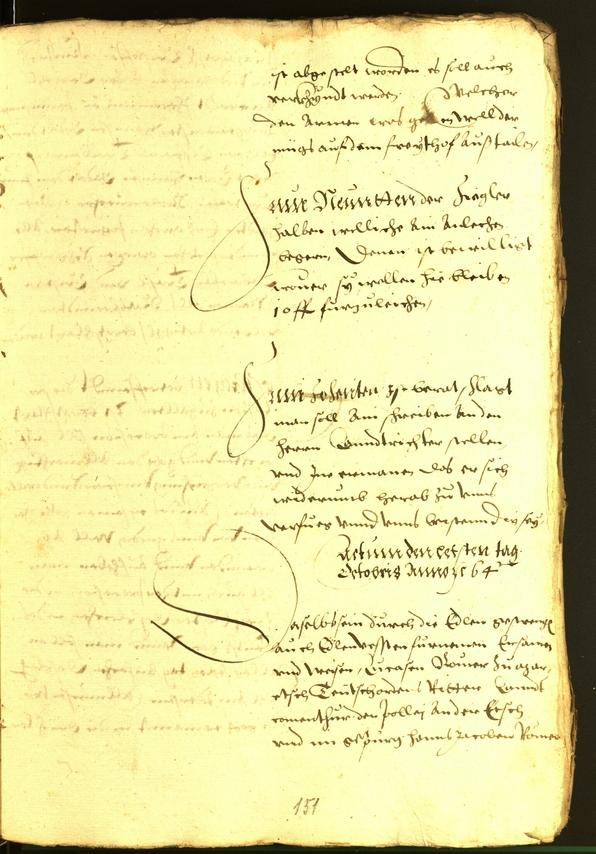 Civic Archives of Bozen-Bolzano - BOhisto Minutes of the council 1564 