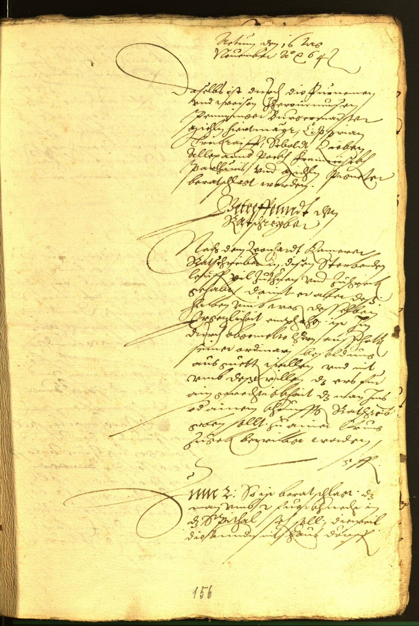 Civic Archives of Bozen-Bolzano - BOhisto Minutes of the council 1564 