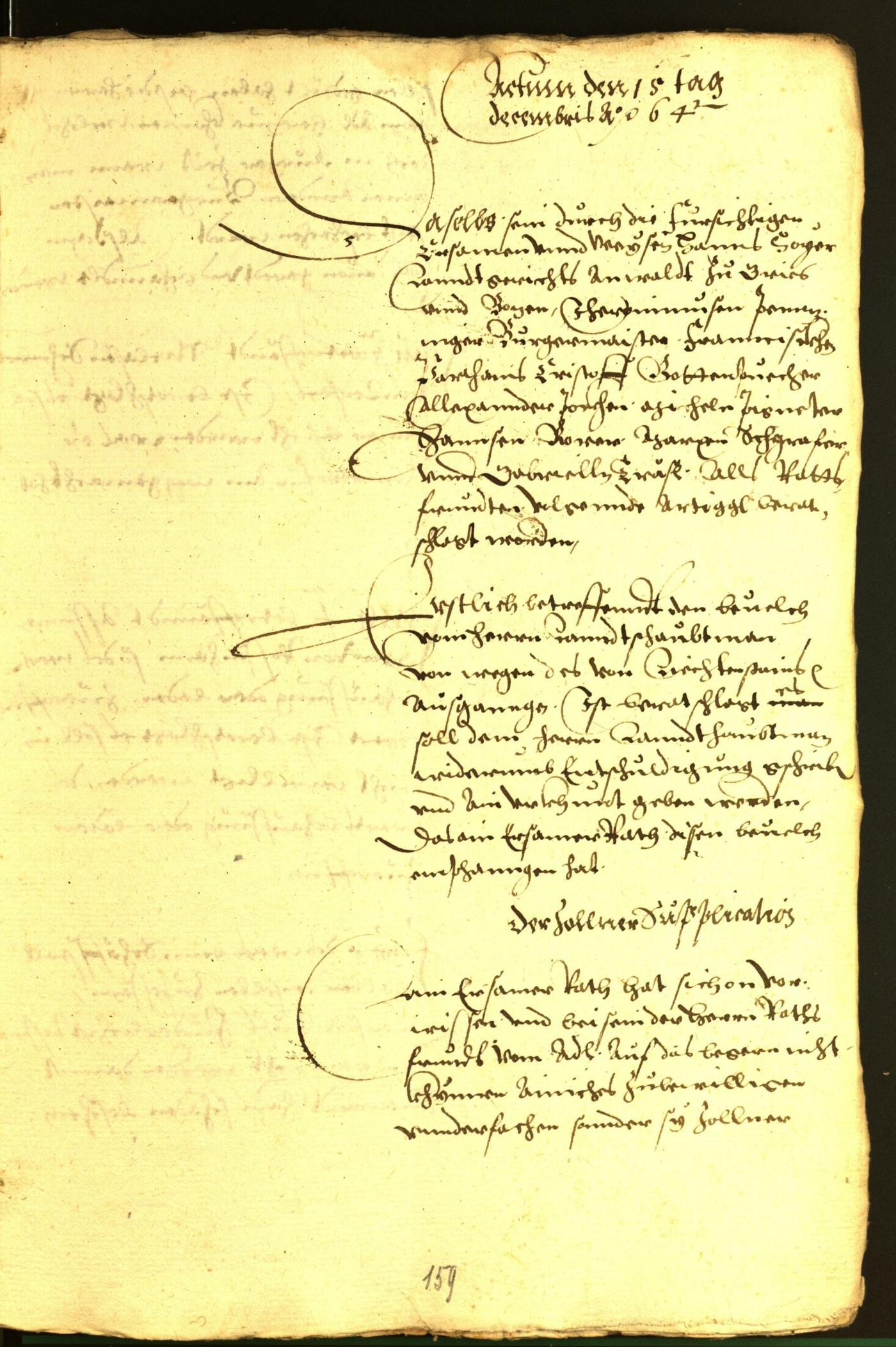 Stadtarchiv Bozen - BOhisto Ratsprotokoll 1564 