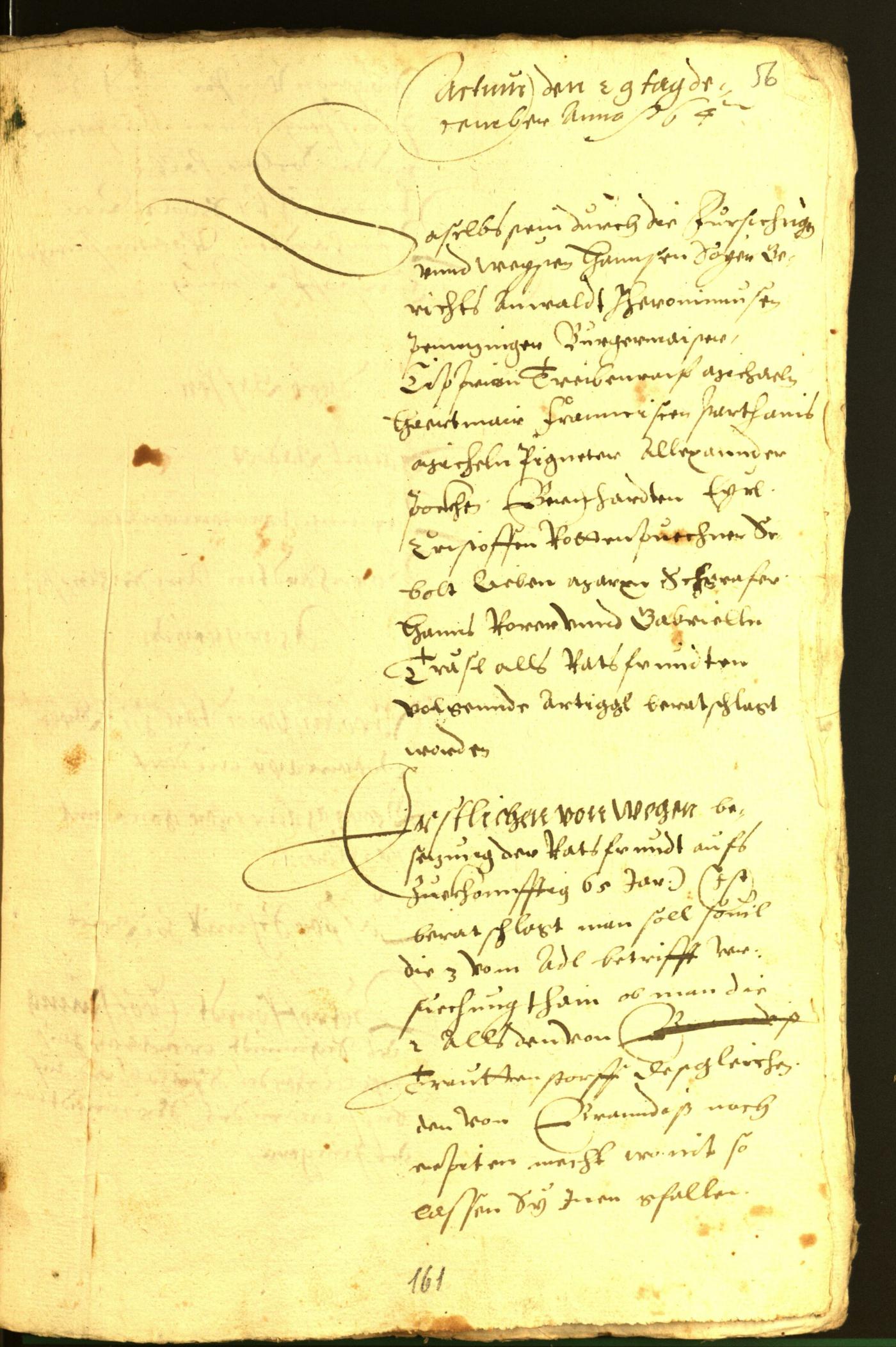 Archivio Storico della Città di Bolzano - BOhisto protocollo consiliare 1564 