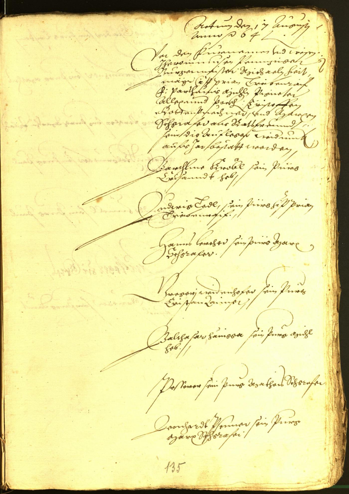 Civic Archives of Bozen-Bolzano - BOhisto Minutes of the council 1564 