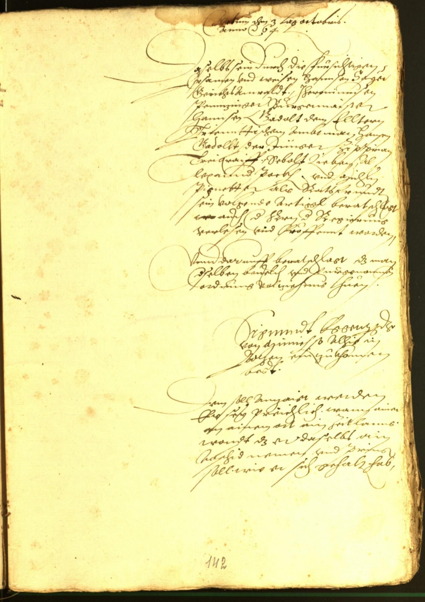 Civic Archives of Bozen-Bolzano - BOhisto Minutes of the council 1564 