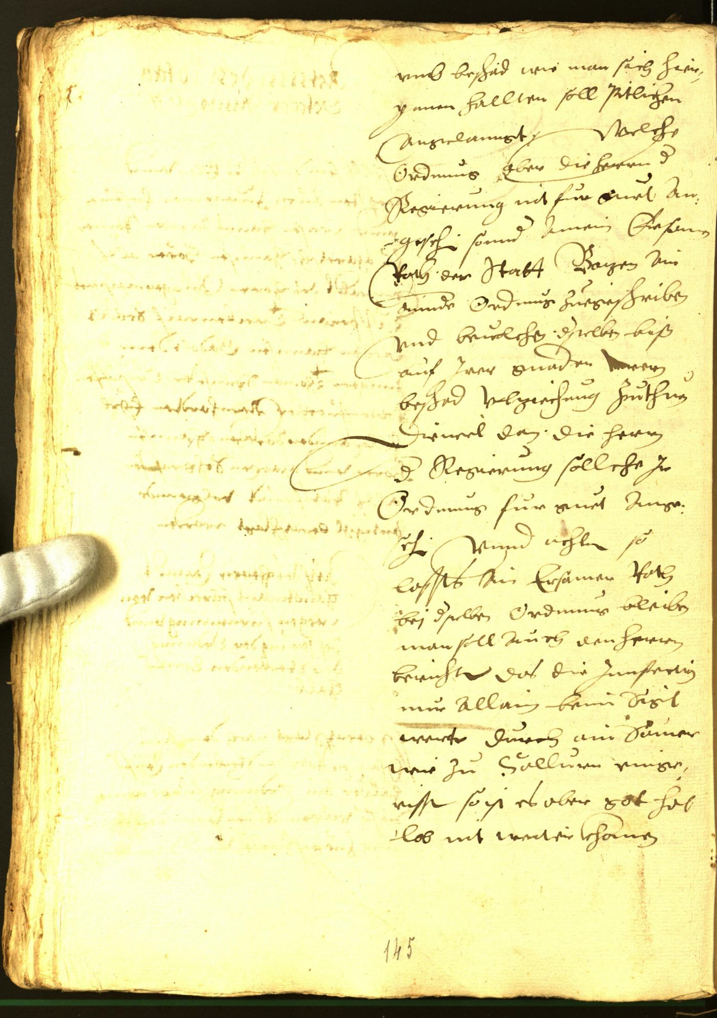 Archivio Storico della Città di Bolzano - BOhisto protocollo consiliare 1564 