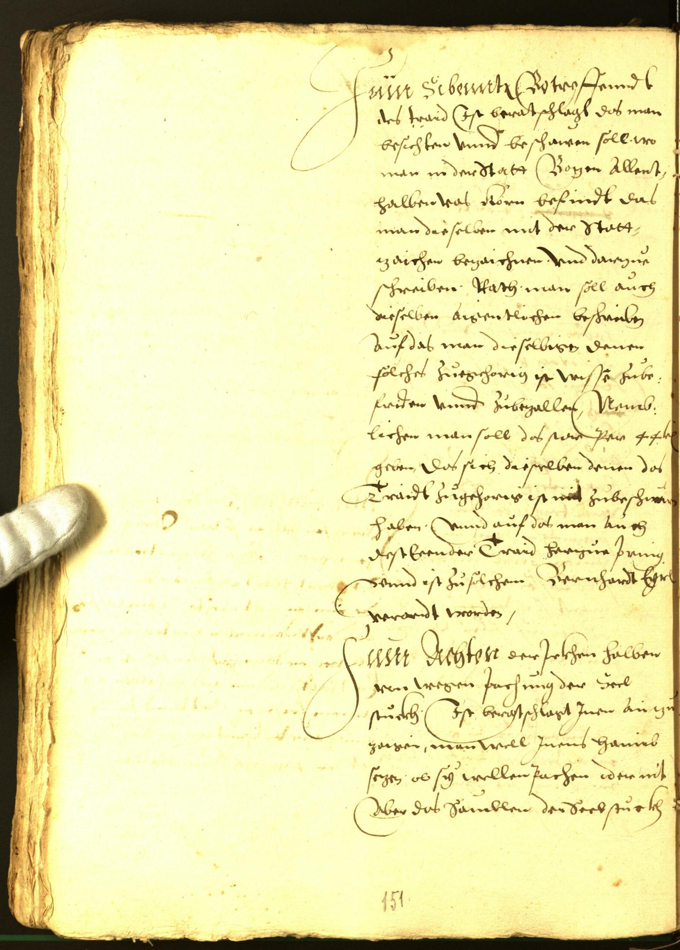 Stadtarchiv Bozen - BOhisto Ratsprotokoll 1564 