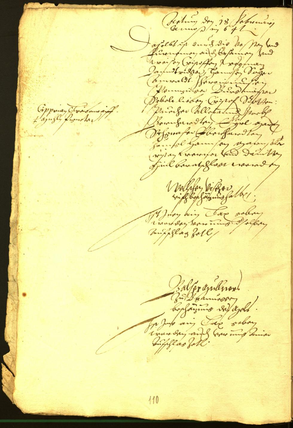 Stadtarchiv Bozen - BOhisto Ratsprotokoll 1564 