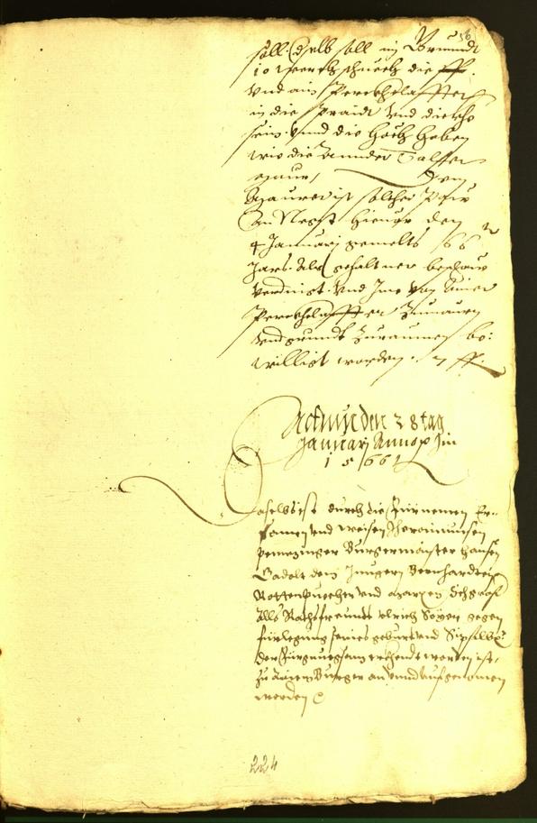 Stadtarchiv Bozen - BOhisto Ratsprotokoll 1565 