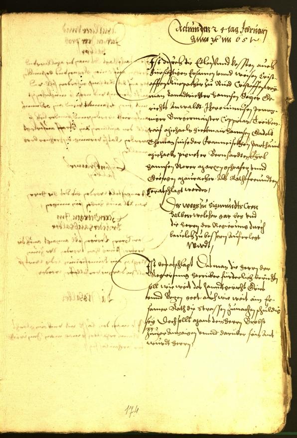 Civic Archives of Bozen-Bolzano - BOhisto Minutes of the council 1565 