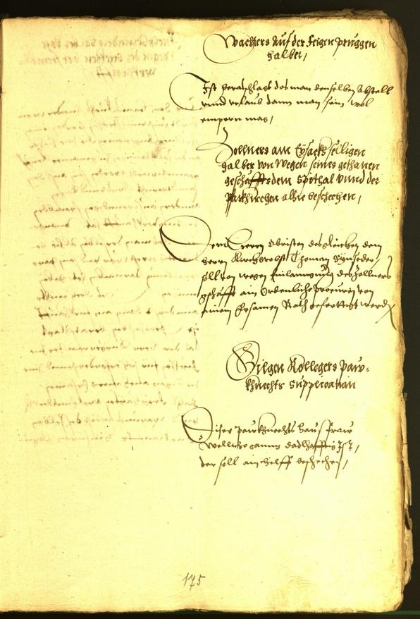 Stadtarchiv Bozen - BOhisto Ratsprotokoll 1565 