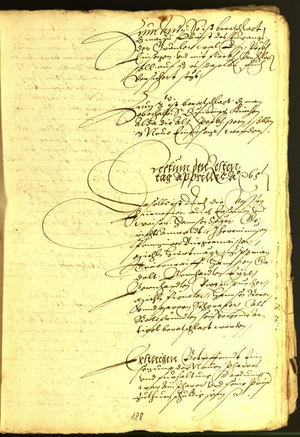 Civic Archives of Bozen-Bolzano - BOhisto Minutes of the council 1565 