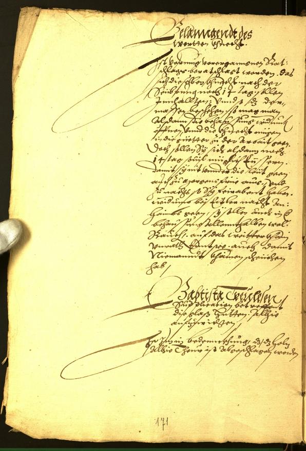 Civic Archives of Bozen-Bolzano - BOhisto Minutes of the council 1565 