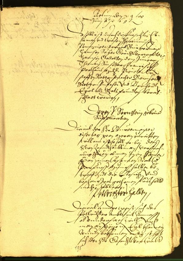 Archivio Storico della Città di Bolzano - BOhisto protocollo consiliare 1565 