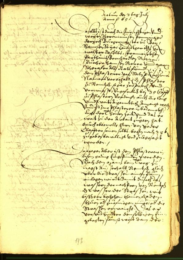 Stadtarchiv Bozen - BOhisto Ratsprotokoll 1565 