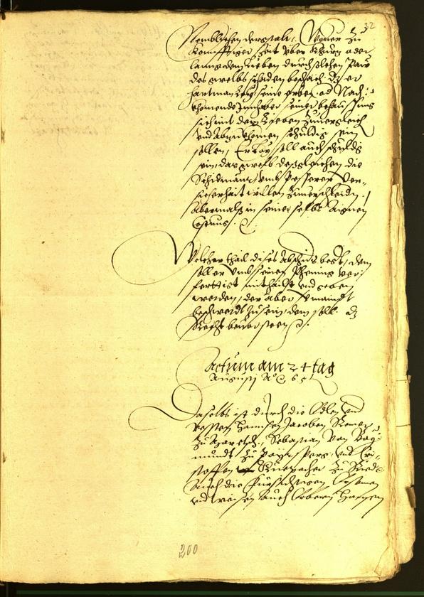 Stadtarchiv Bozen - BOhisto Ratsprotokoll 1565 