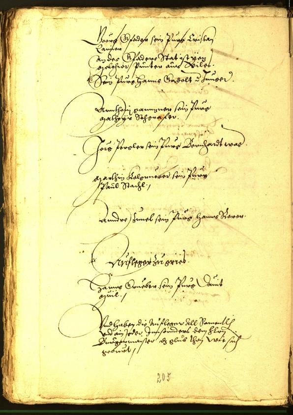 Stadtarchiv Bozen - BOhisto Ratsprotokoll 1565 