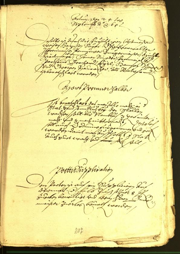 Civic Archives of Bozen-Bolzano - BOhisto Minutes of the council 1565 