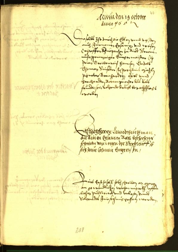 Archivio Storico della Città di Bolzano - BOhisto protocollo consiliare 1565 