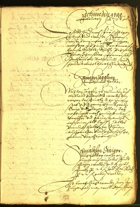 Stadtarchiv Bozen - BOhisto Ratsprotokoll 1565 