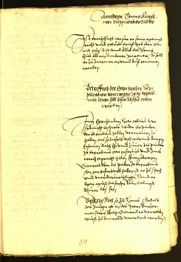 Stadtarchiv Bozen - BOhisto Ratsprotokoll 1565 