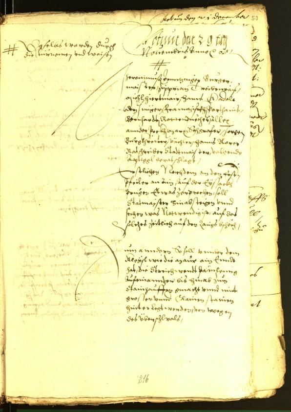 Archivio Storico della Città di Bolzano - BOhisto protocollo consiliare 1565 