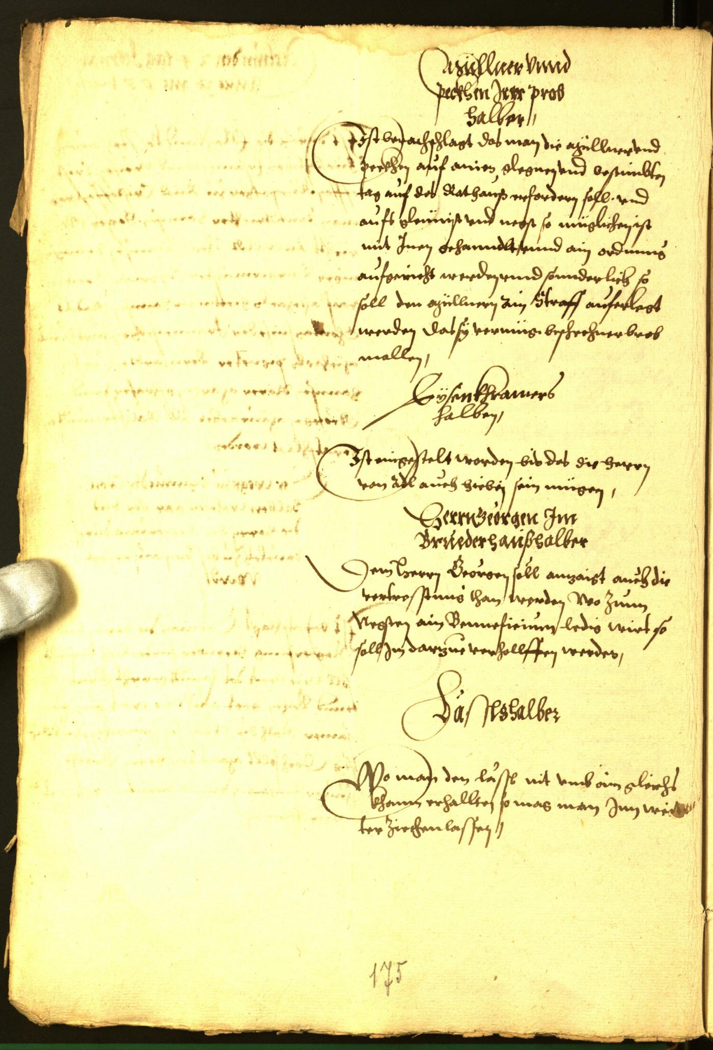 Civic Archives of Bozen-Bolzano - BOhisto Minutes of the council 1565 