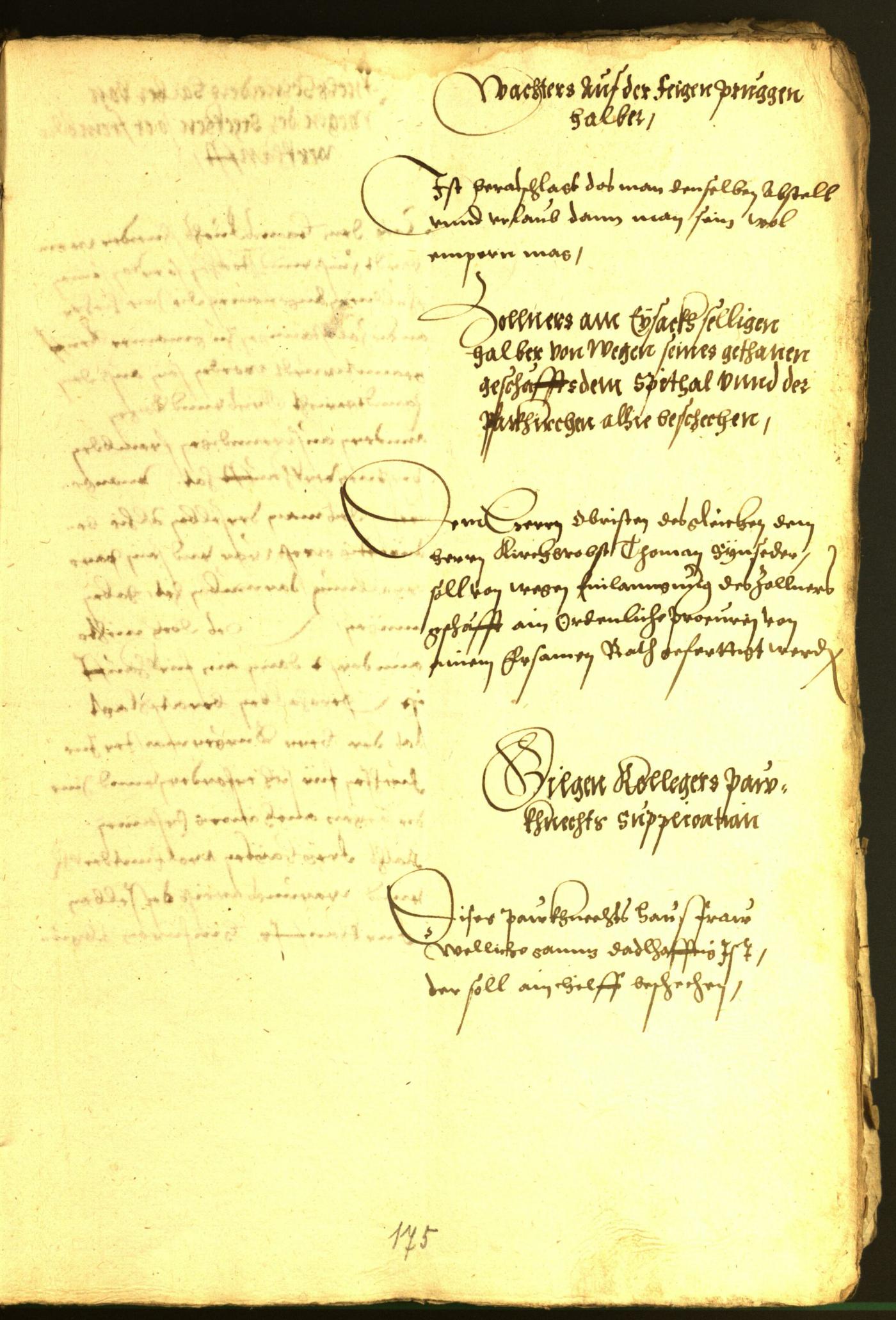 Stadtarchiv Bozen - BOhisto Ratsprotokoll 1565 