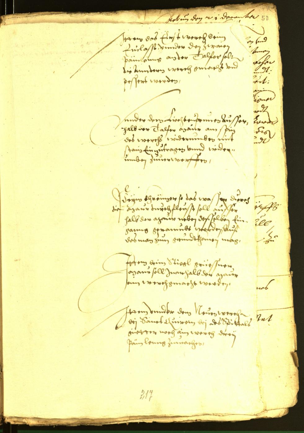 Civic Archives of Bozen-Bolzano - BOhisto Minutes of the council 1565 