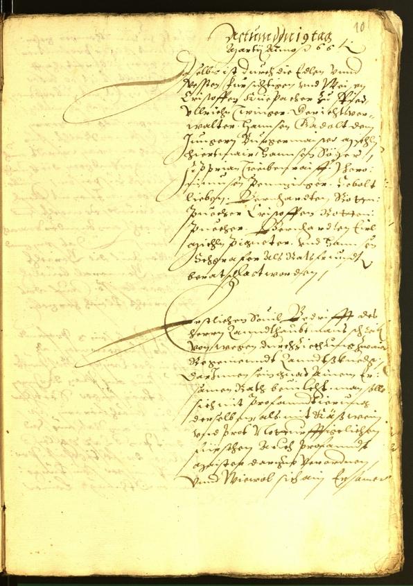 Civic Archives of Bozen-Bolzano - BOhisto Minutes of the council 1566 